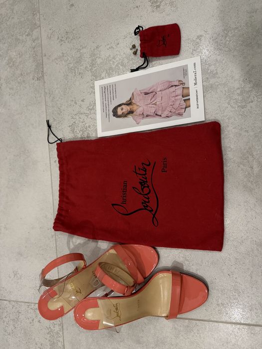 christian louboutin sandałki 40 sandaly na szpilce, NOWE!