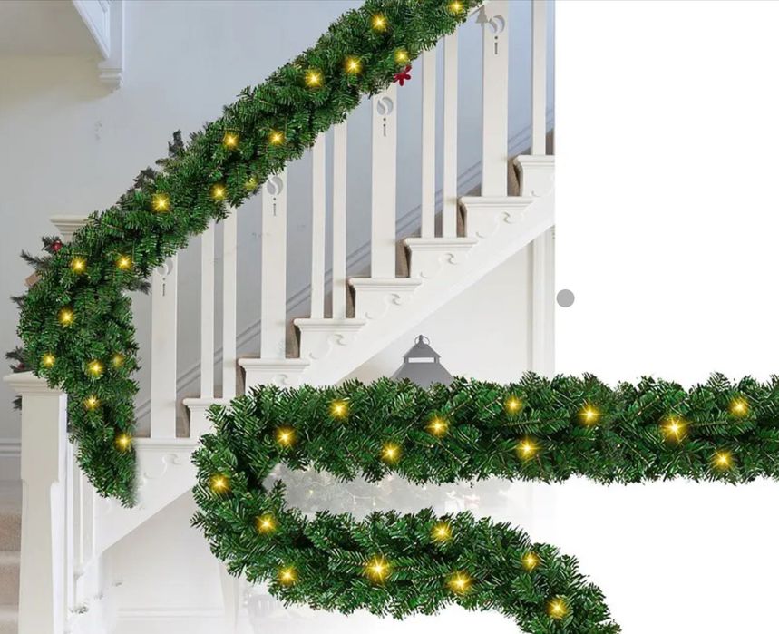 Grinaldas de Natal - 2,70m - C/ Leds