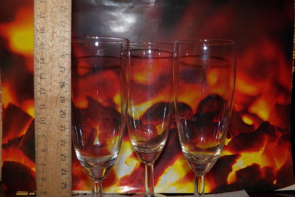 Бокали для шампанського ! нові 6 шт!