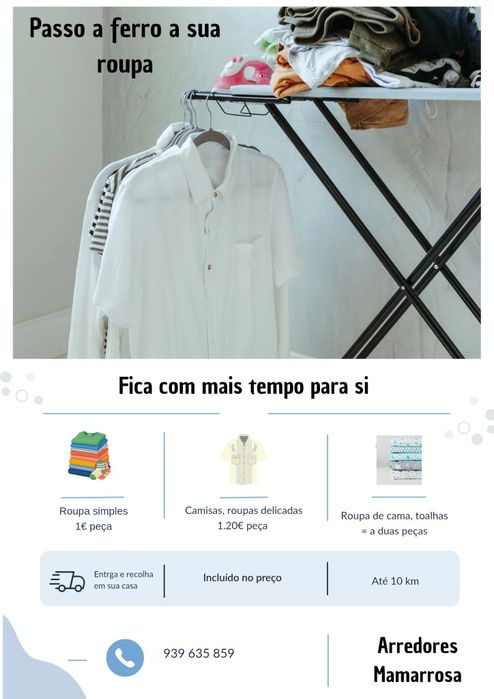 Passar a sua roupa a ferro