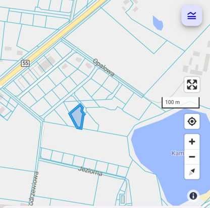 Działka niedaleko jeziora Kamień – 1333 m² – Gardeja