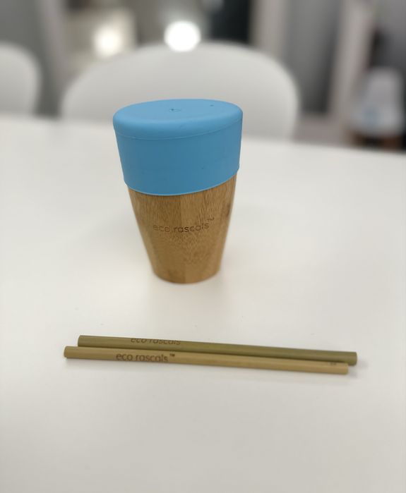 Copo de Bambu com Palhinha Eco Rascals
