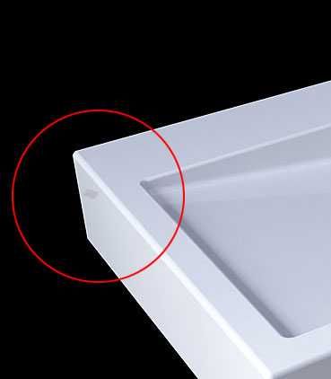 Уцінена Раковина, Умивальник, Luxor Milenium 80, Найнижча Ціна!