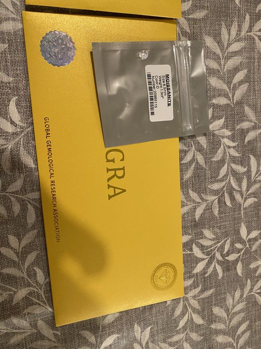 Moissanite qualidade VVS1 excelente