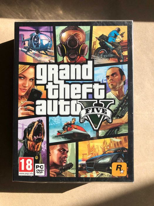 Gra GTA 5 na pc na plytach