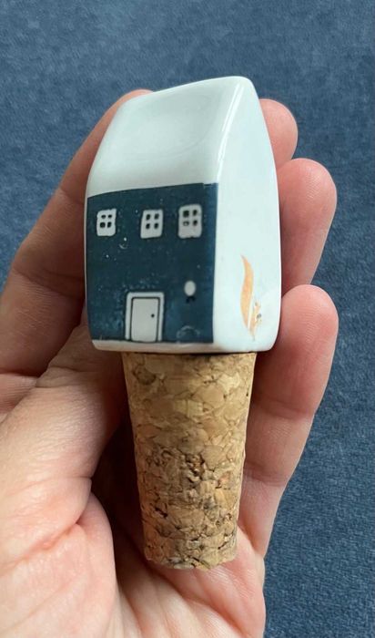 Пробка для вина (кераміка+пробка)