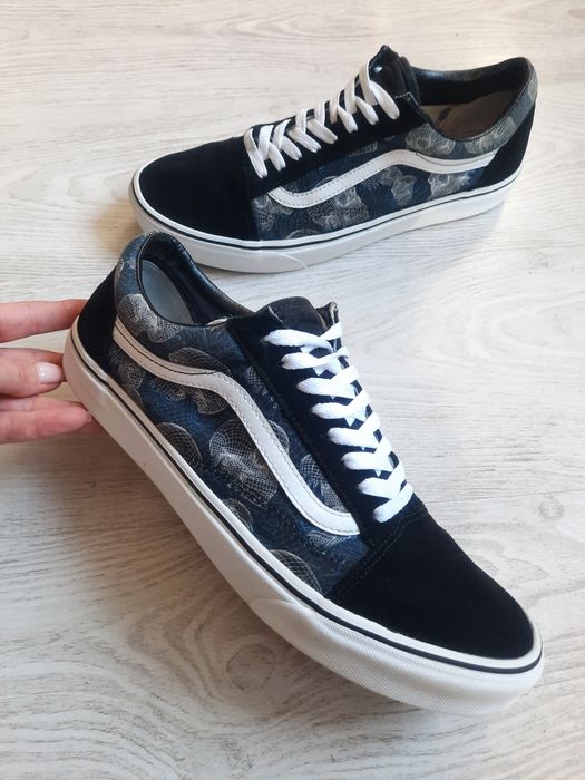 Оригинальны  замшевые Кеды Vans old skool кеды кроссовки 29.5см 45-46