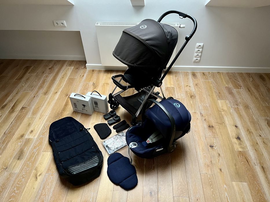 Wózek Cybex Mios + nosidełko + śpiwór zimowy