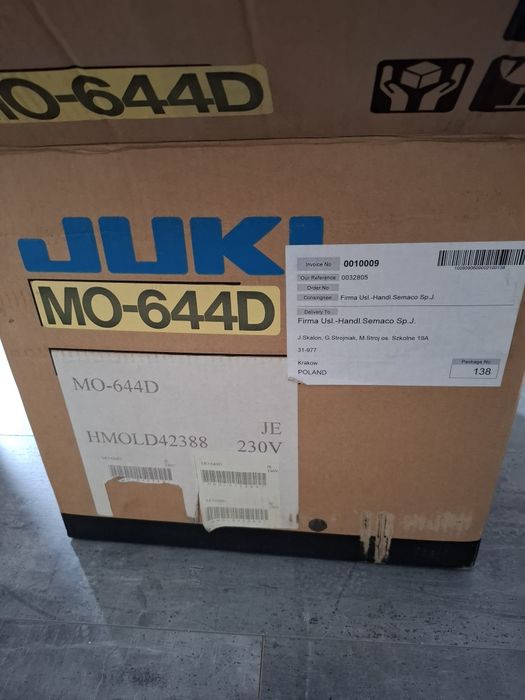 Overlok  Juki MO-644D Nowy