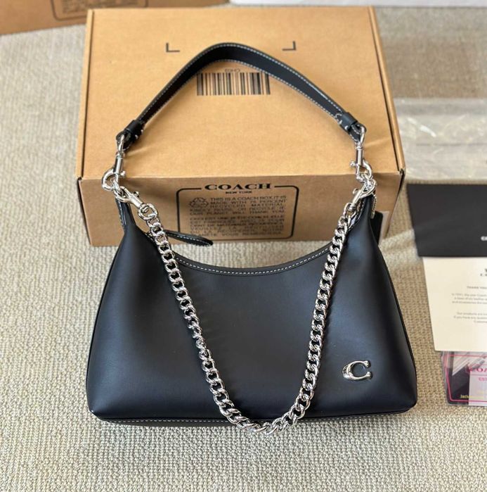 Сумка Coach Black Silver