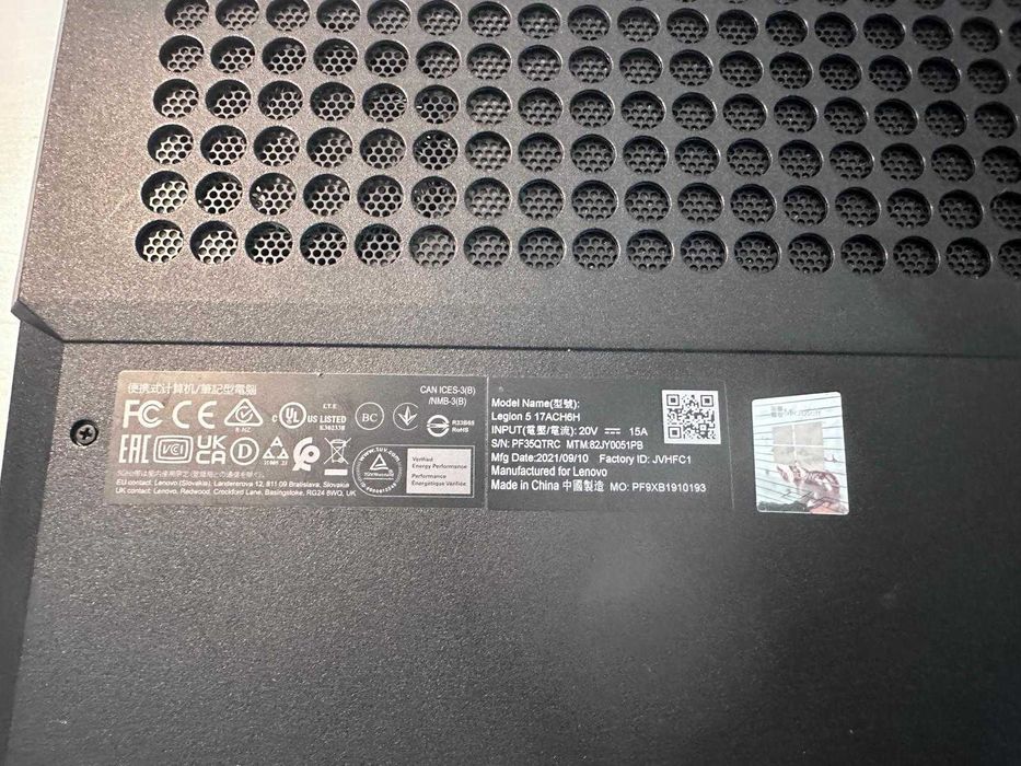 Legion Lenovo 5 17ACH6H