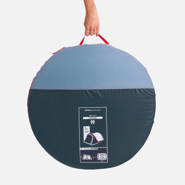Tenda de Campismo instantânea 2 pessoas, 2 SECONDS Azul