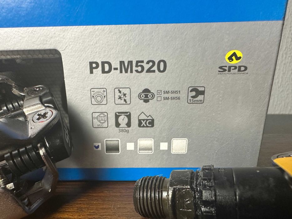 Pedały rowerowe SHIMANO SPD PD-M520