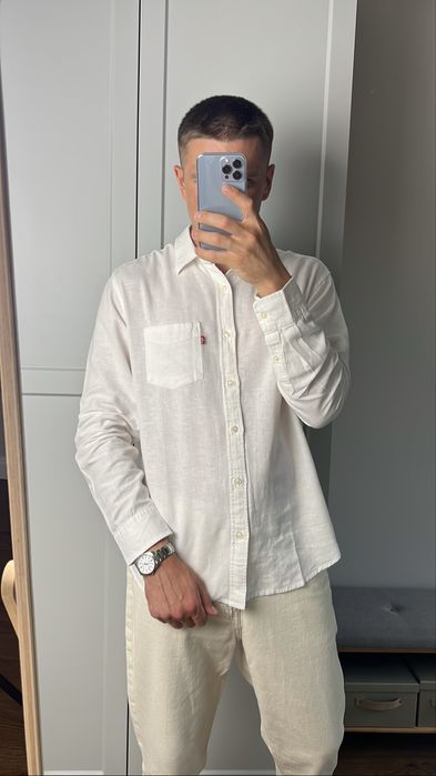 Оригінал 100% !! Бавовняно льняна сорочка Levis