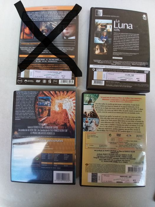 DVD clássicos italianos