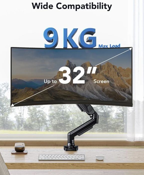 !! Uchwyt do Monitora 13-32 " Super Mocny PREMIUM ZESTAW!!