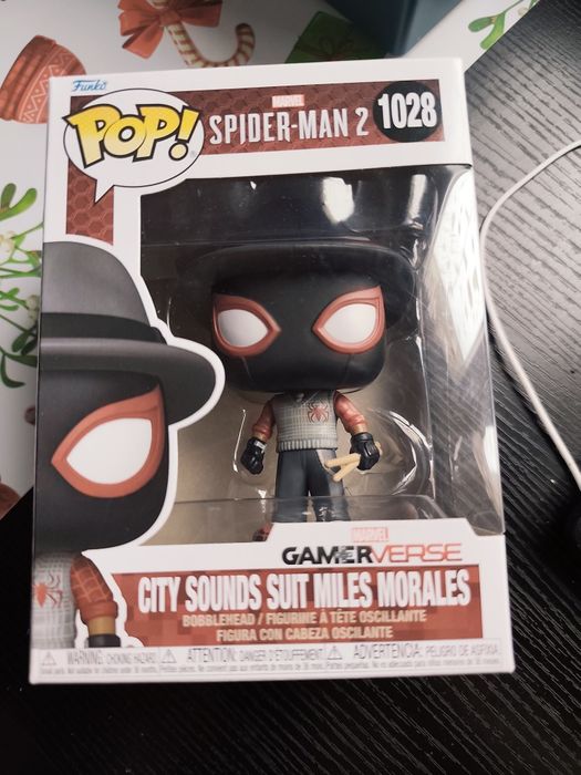 Funko Pop City Suit Miles Morales 1028 Spider Man 2 Marvel