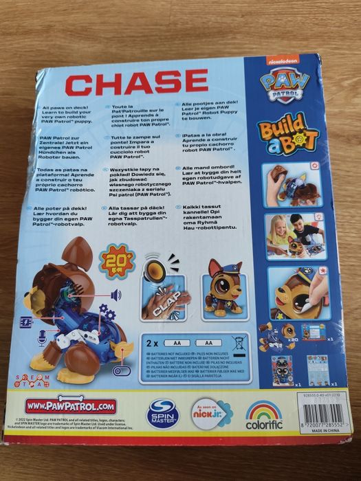 Robot interativo build a bot chase