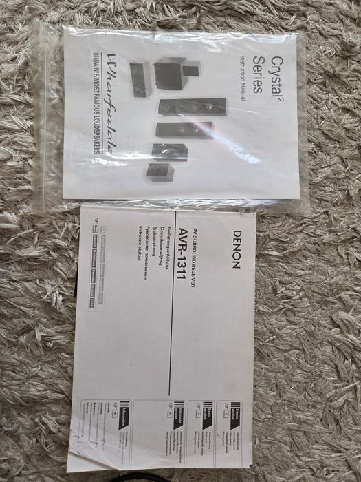 Kino domowe Denon AVR 1311 Głośniki Wharfedale
