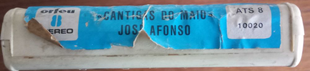 José Afonso	- - - - -		Cantigas do Maio	- - - - -	CARTUCHO