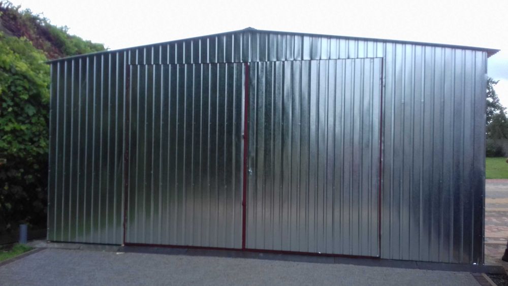 Garaże blaszane blaszak wiata magazynek schowek 3x5