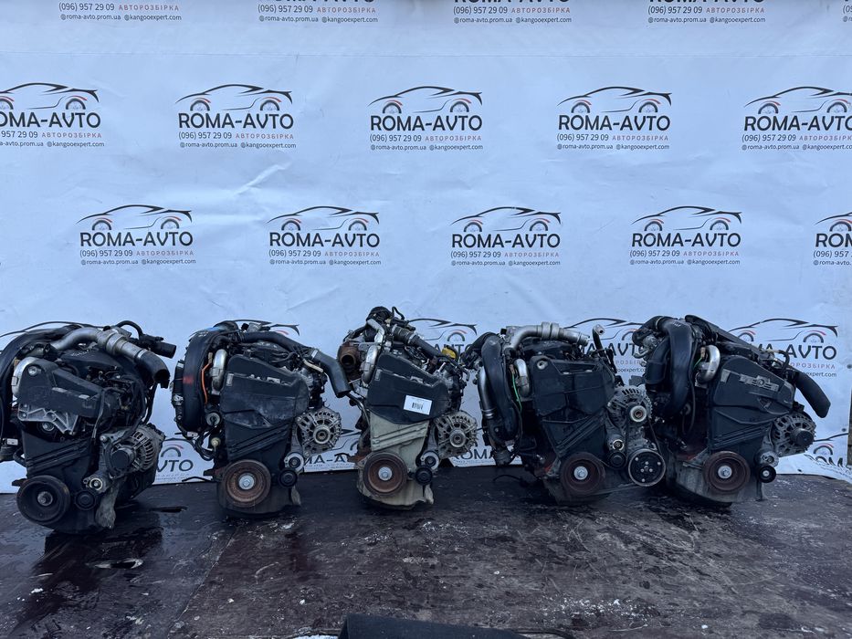 Мотор Renault 1.5dci k9k834 808 768 Двигун Кліо3 Мотор Delphi к9к 770