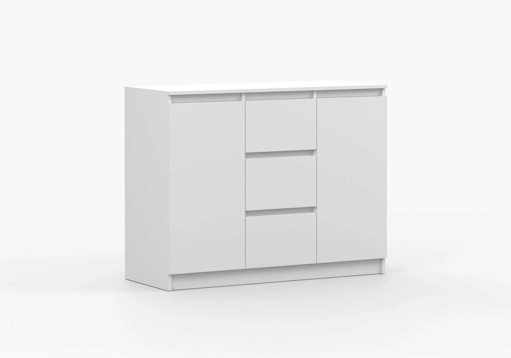 Komoda Solo 2D3S biała Idźczak Meble