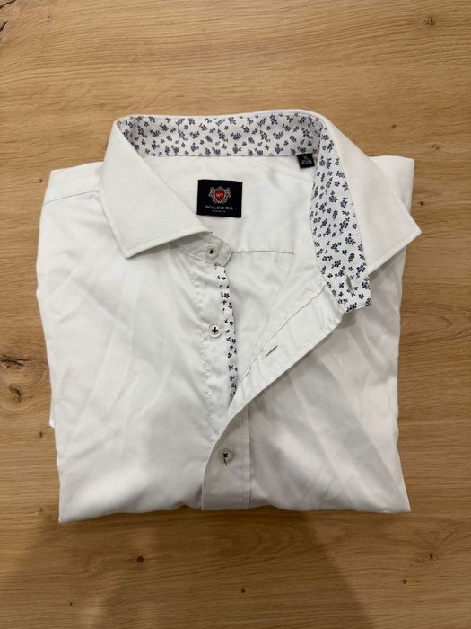 Willsoor - Elegancka koszula biała Rozmiar - XL