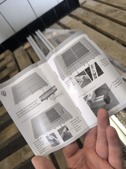 System do montażu paneli fotowoltaicznych solarów szyny fotowoltaika