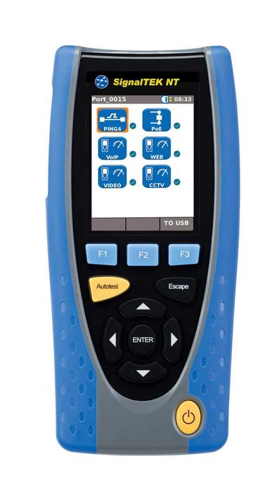 SignalTEK NT Tester transmisji, diagnostyka sieci LAN, pomiary sieci