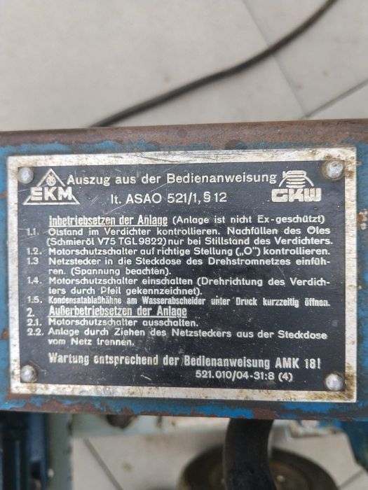 Kompresor DDRz1967roku