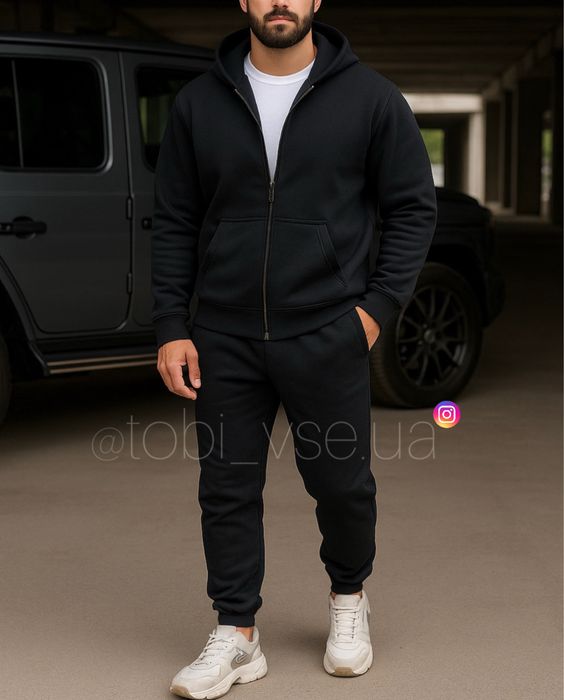 ХІТ‼️ Чоловічий Костюм Теплий на Флісі Спортивний Мужской комплект