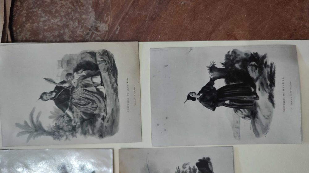 Lote 10 Imagens Litografias  da Obra A History of Madeira