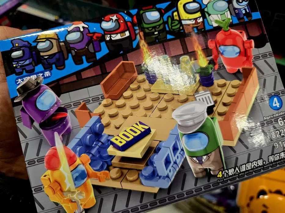 Ekstra klocki w stylu Among Us dla dzieci nowe