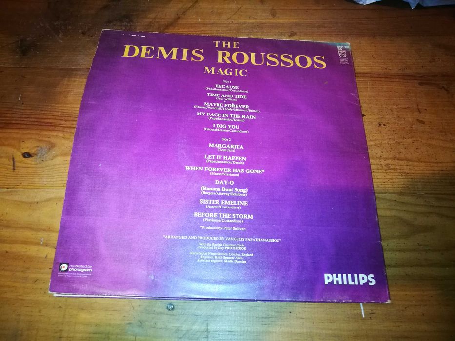 DÉMIS ROUSSOS-Demis Roussos Magic (Ed Ing - GAT-1975) LP