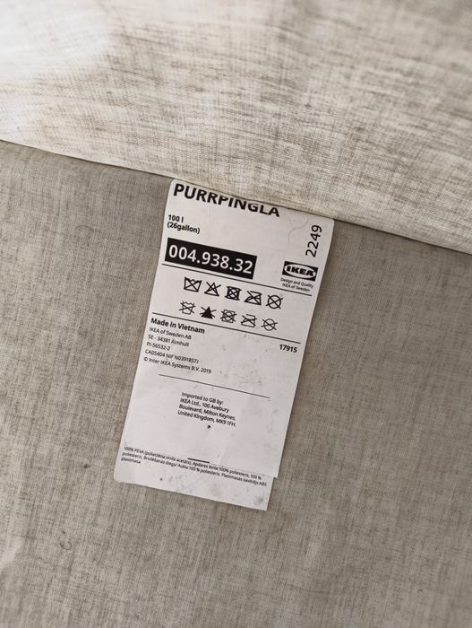 Saco para roupa PURRPINGLA do IKEA