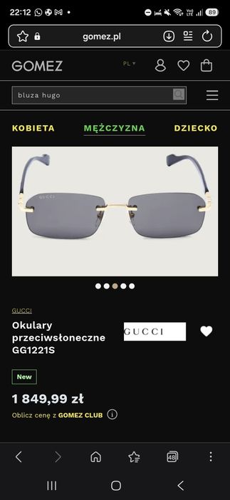 Okulary Gucci nowe