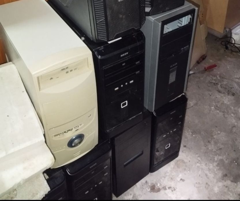 Комп'ютерний корпус ATX, 7 штук одним лотом виключно самовивіз