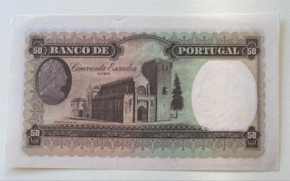 Nota 50$00 Ch.6A - Ramalho Ortigao 31/10/1944 RARA
