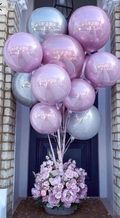 Bukiety z balonow, balony w boxie , box-niespodzianka