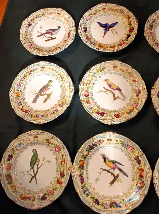 Coleção Completa 15 Pratos Porcelana L'Heure Royale