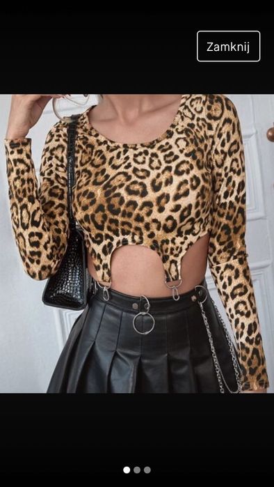 Bluzka. Nowa. Ładna panterka