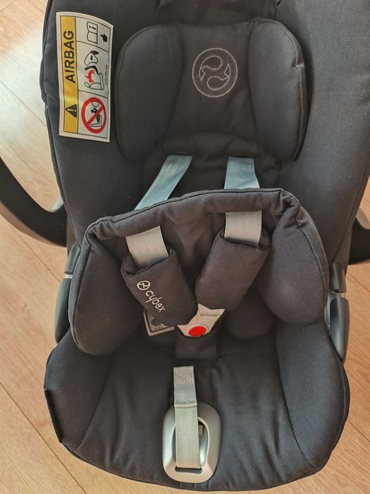 Grantowy fotelik samochodowy nosidełko Cybex Cloud Z i-Size do 13 kg