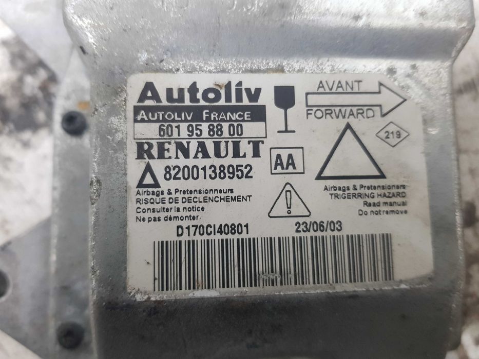 Renault Laguna II Moduł Sensor AIRBAG Poduszek Powietrznych