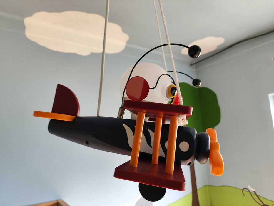 Candeeiro Avião para quarto criança