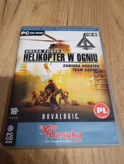 Gra Pc Delta Force Helikopter w Ogniu + Team Sabre Polska Wersja