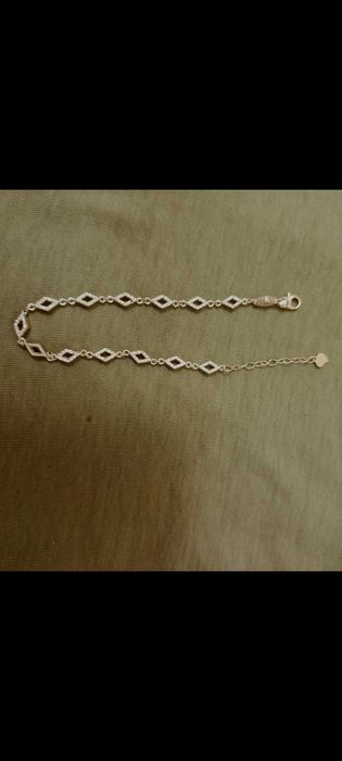 nowe srebrne damskie kolczyki i bransoletka Kruk prezent biżuteria