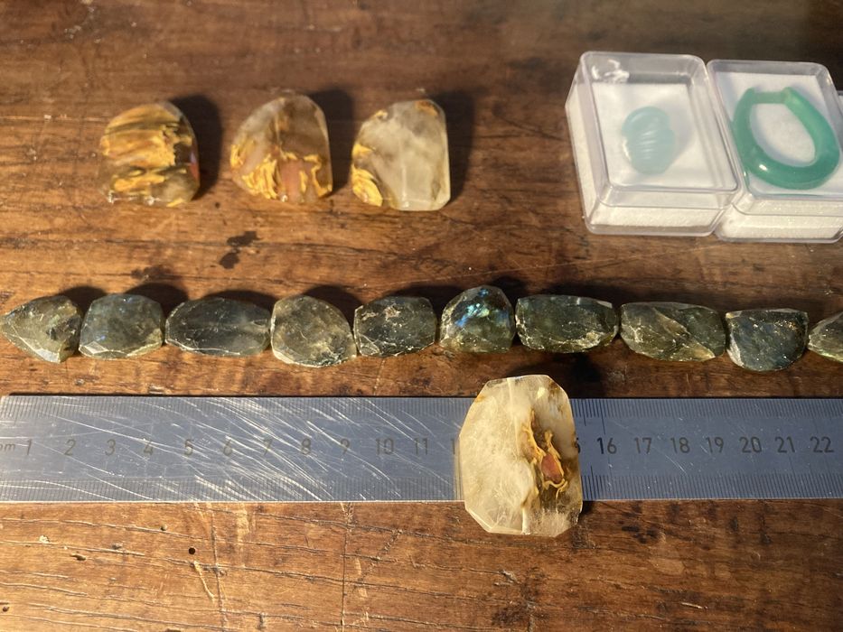 Lote de Agatas e Topazio