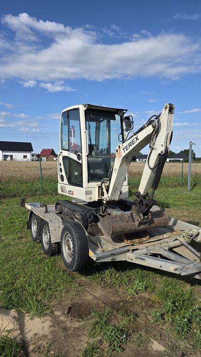 Minikoparka terex tc16/  jcb/  bobcat