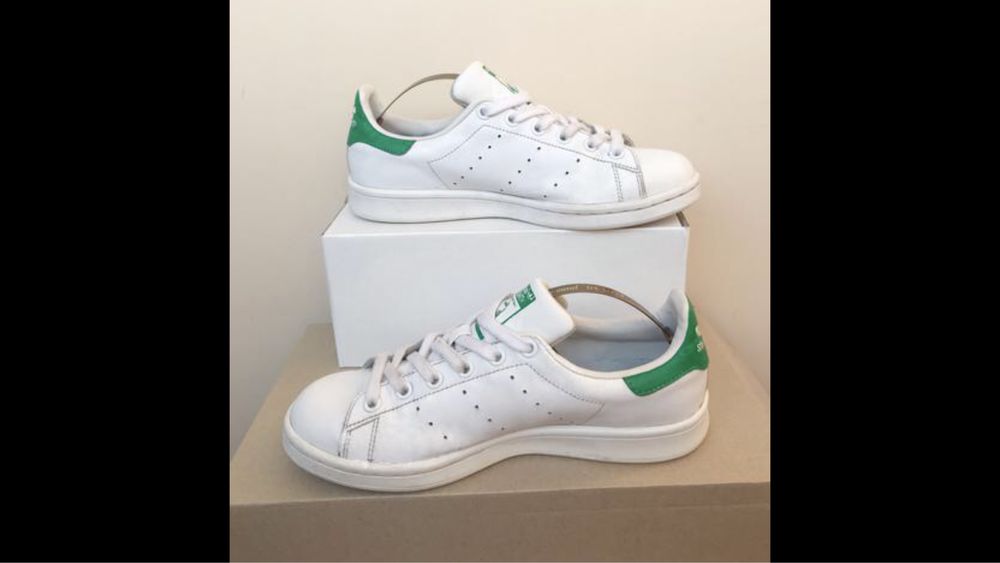 Шкіряні кросівки adidas stan smith 38-38,5р 24,5 см